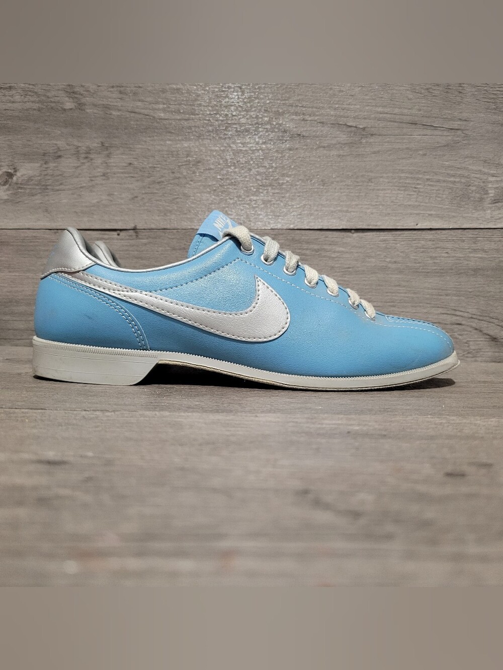1980's Vintage Nike Bowling Shoes Women's Size 10 Blue (1984) 830507SN Rare